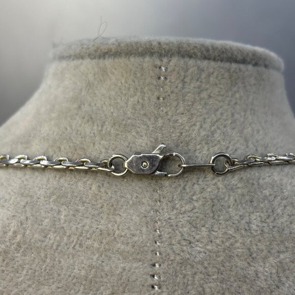 Intimate Silver-Tone Multi-Strand Draped Chain Necklace For Women Feminine - Picture 8 of 12